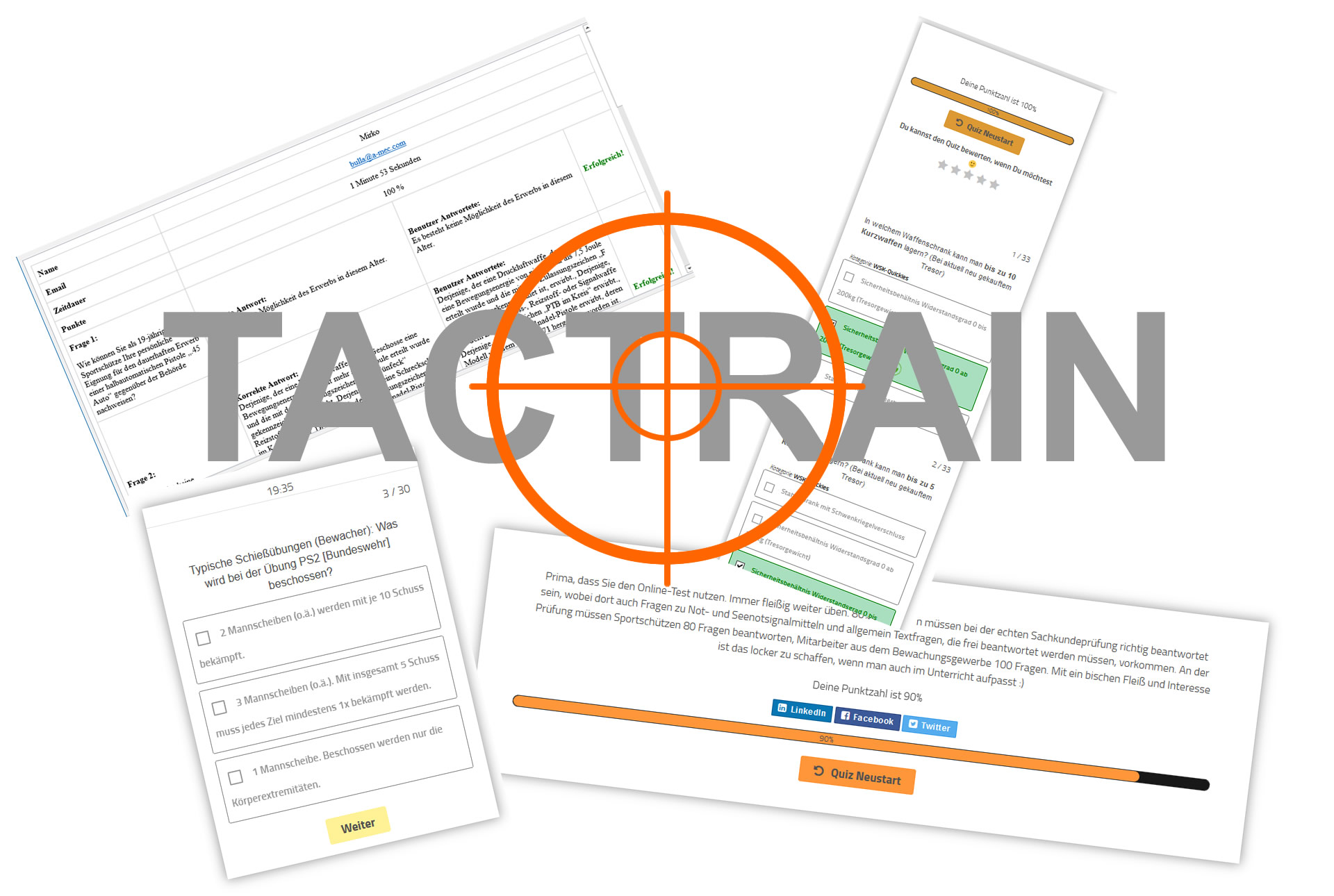 Waffensachkunde online lernen mit TACTRAIN