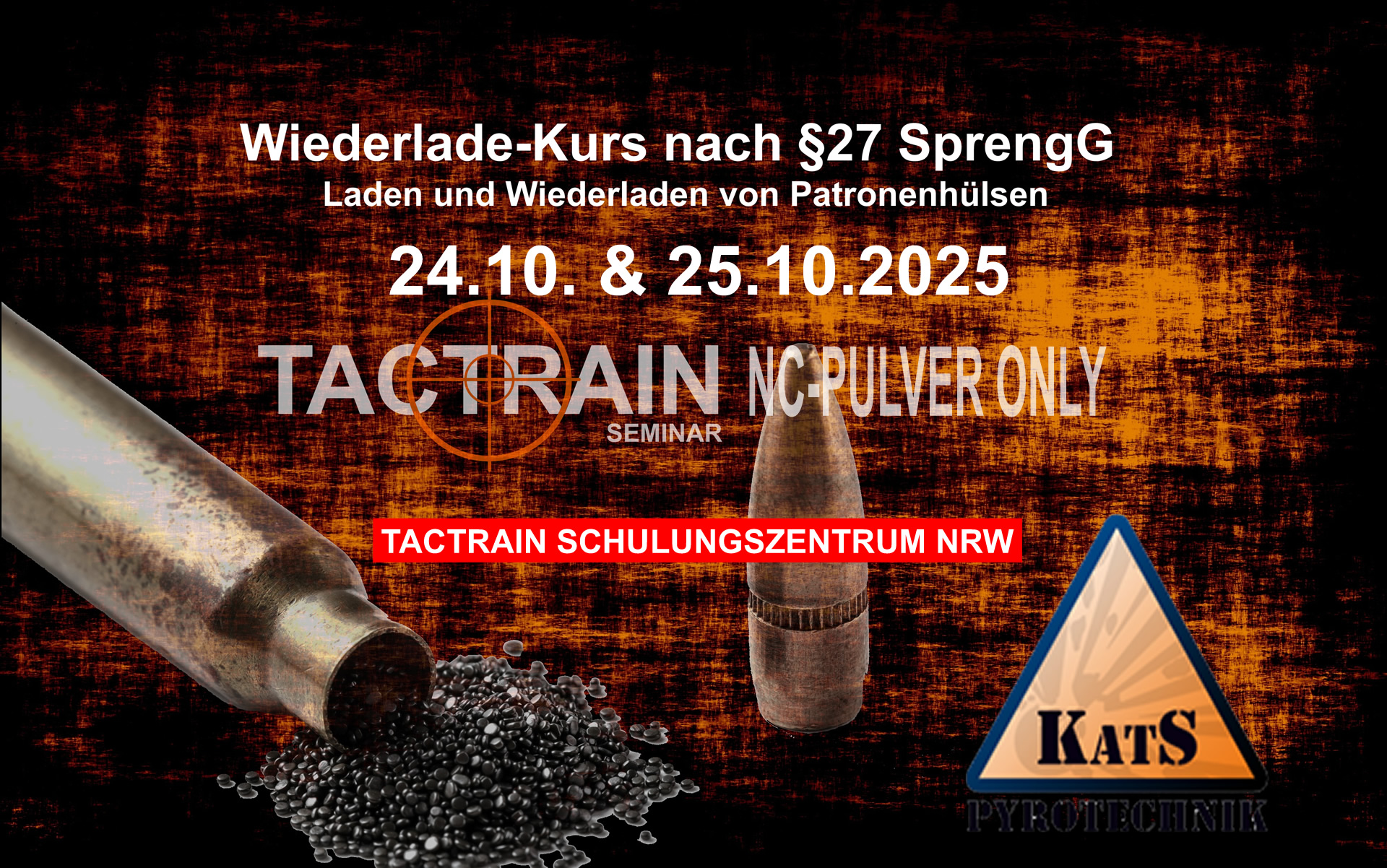 Wiederlade-Lehrgang nach §27 SprengG