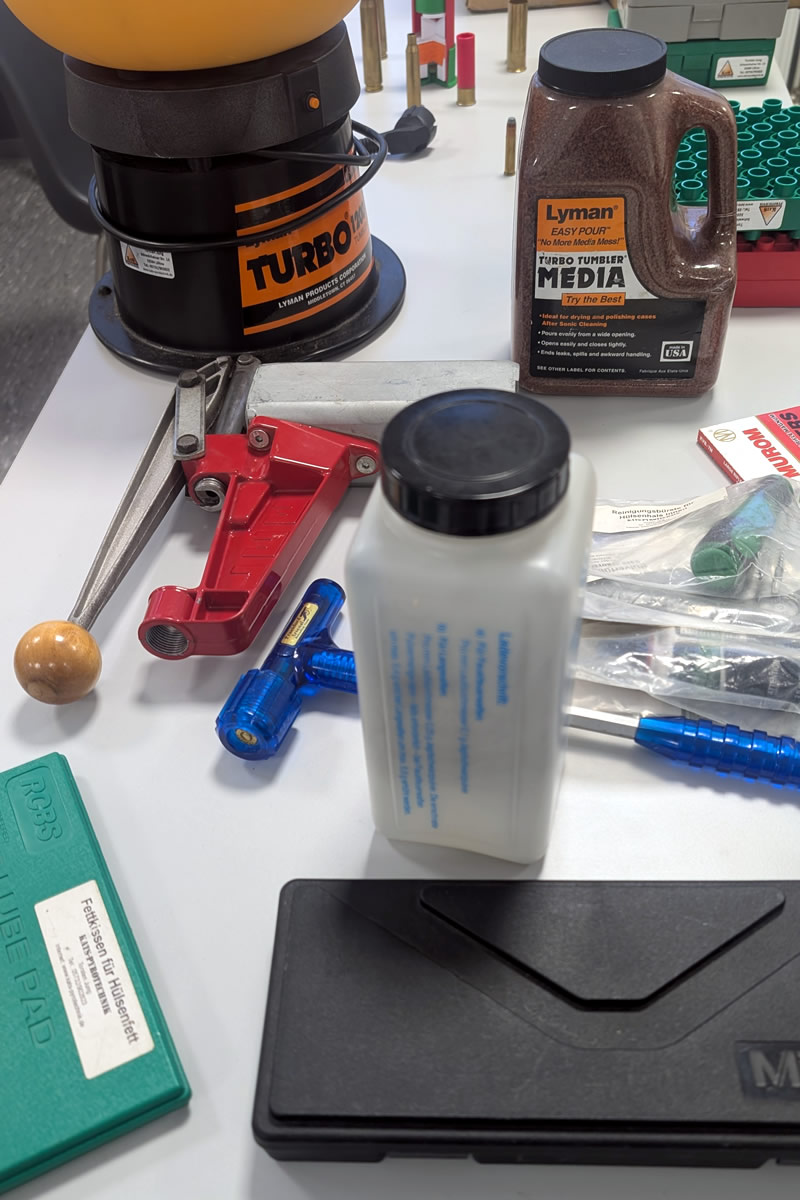 Wiederladen von Patronenhülsen