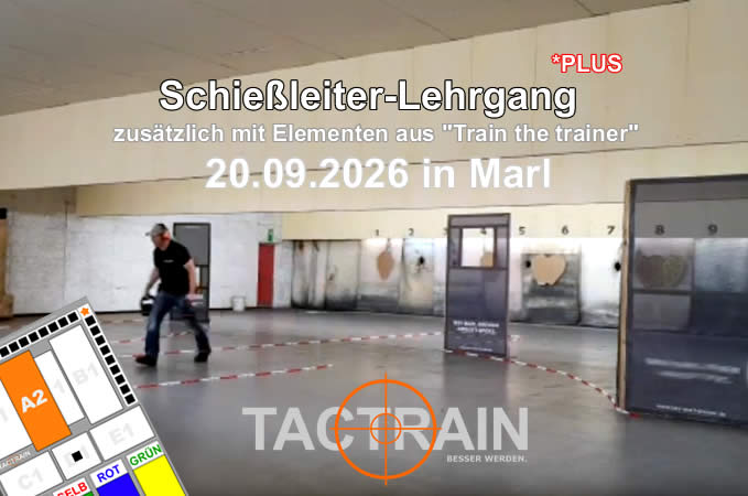 Schießleiter Lehrgang bei TACTRAIN